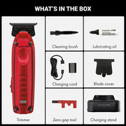BaBylissPRO Compact LO-PRO Trimmer – Red (FX72RD)