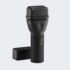 A black BabylissPRO electric shaver with a matching black protective cover, shown on a clean white background.