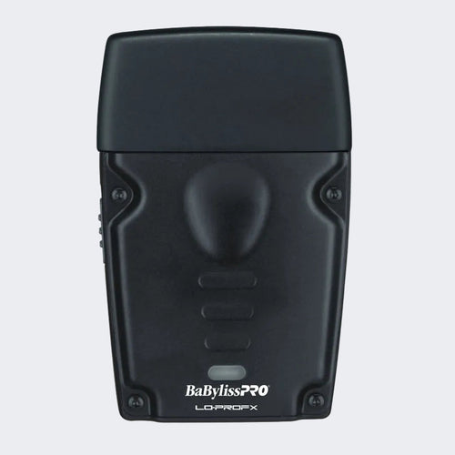 A black handheld professional ultrasound transducer with the BabylissPRO LO-PROFX logo printed in white at the bottom, shown against a light gray background.