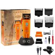 StyleCraft Saber 2 Cordless Digital Brushless Motor Clipper - Orange SC617O