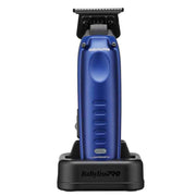 Blue BaBylissPRO hair trimmer on a white background