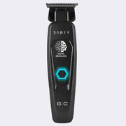 StyleCraft Saber Professional Full Metal Body Digital Brushless Motor Cordless Trimmer - Black SC403B