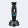 StyleCraft Saber Professional Full Metal Body Digital Brushless Motor Cordless Trimmer - Black SC403B
